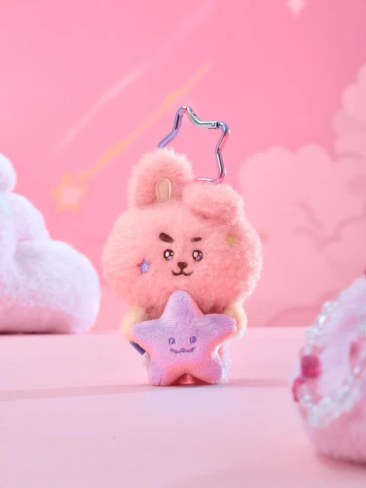 BT21 - THE JOURNEY PURPLE STAR PLUSH KEYRING - Image 5