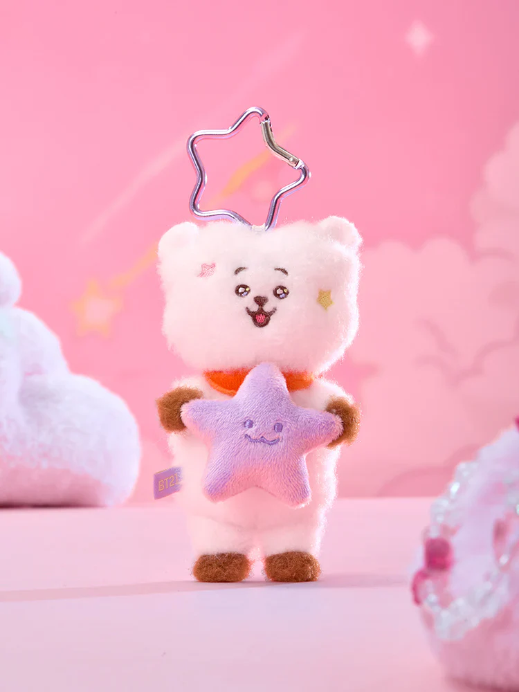 BT21 - THE JOURNEY PURPLE STAR PLUSH KEYRING - Image 7