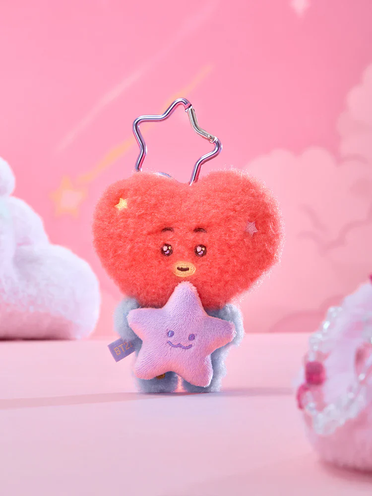 BT21 - THE JOURNEY PURPLE STAR PLUSH KEYRING - Image 8