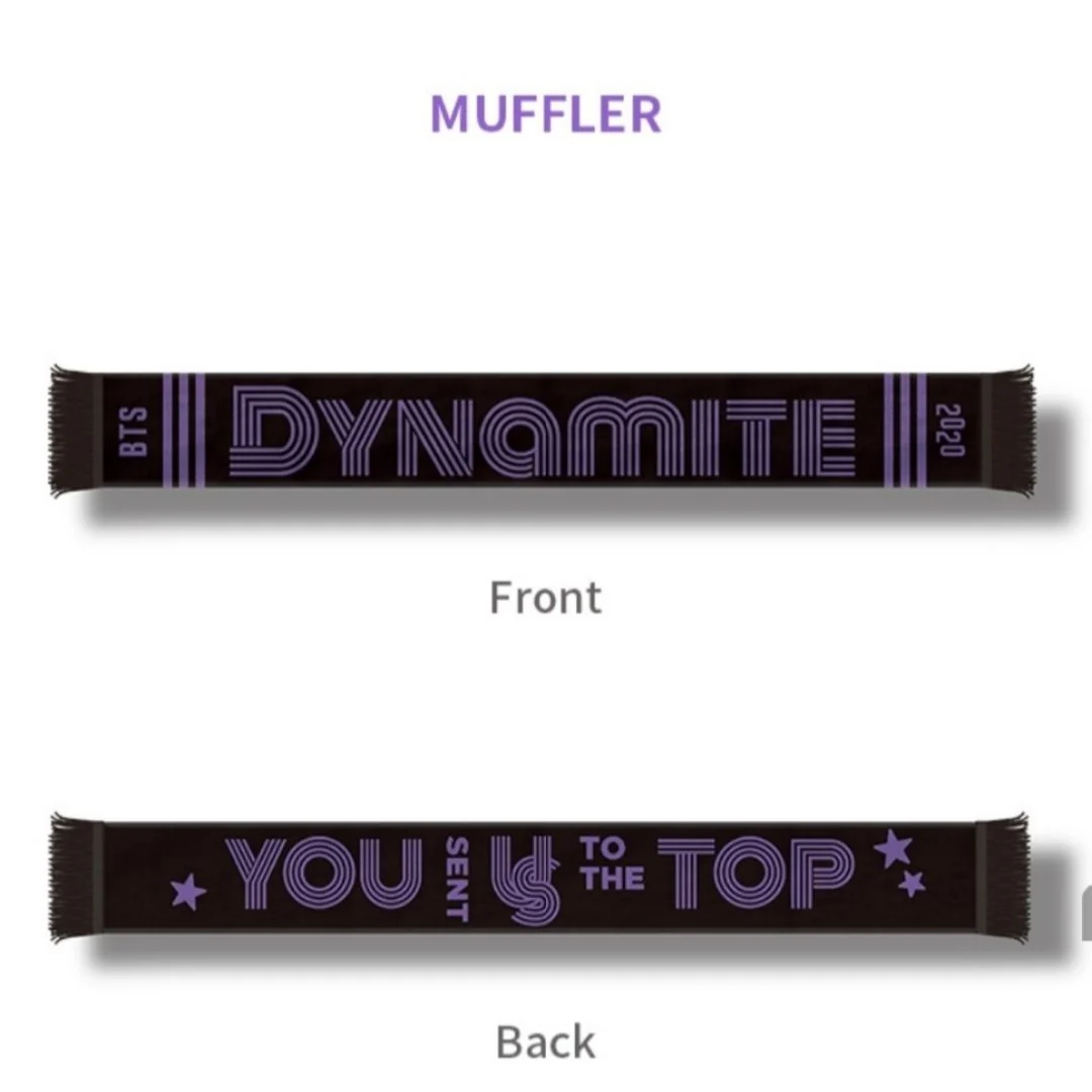 BTS Dynamite Official Muffler - Image 3