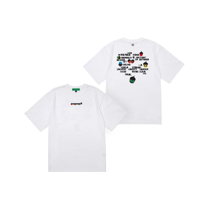 BTS J-HOPE - HOPE ON THE STAGE FINAL OFFICIAL MD TOUR T-SHIRT (WHITE)