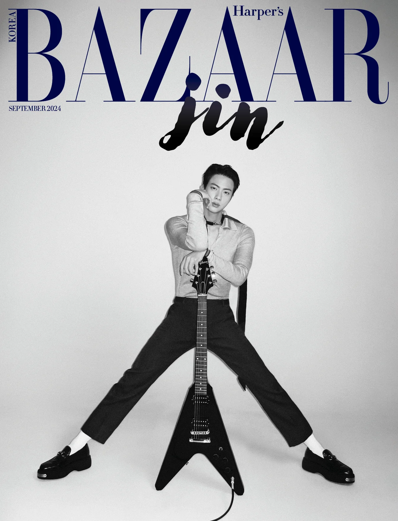 BTS JIN - BAZAAR MAGAZINE 2024 SEPTEMBER ISSUE - Image 2