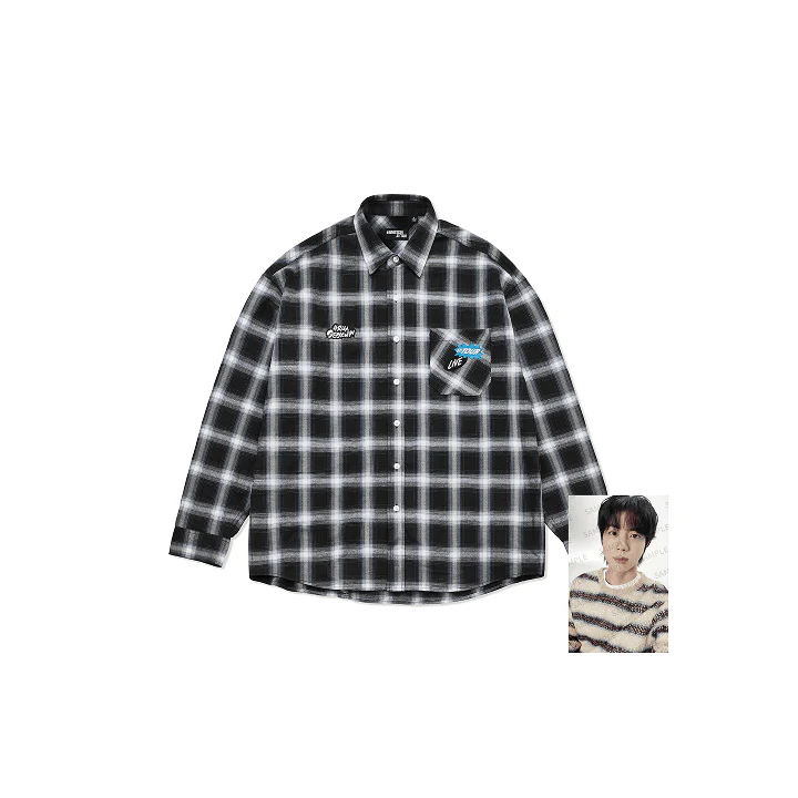 BTS JIN - RUNSEOKJIN OFFICIAL MD CHECK SHIRT