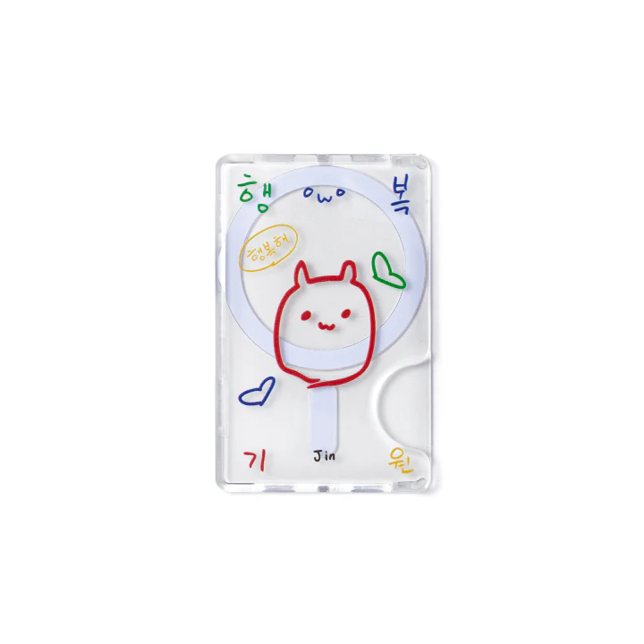 BTS JIN - RUNSEOKJIN OFFICIAL MD MAGNETIC CARD HOLDER VER. 2