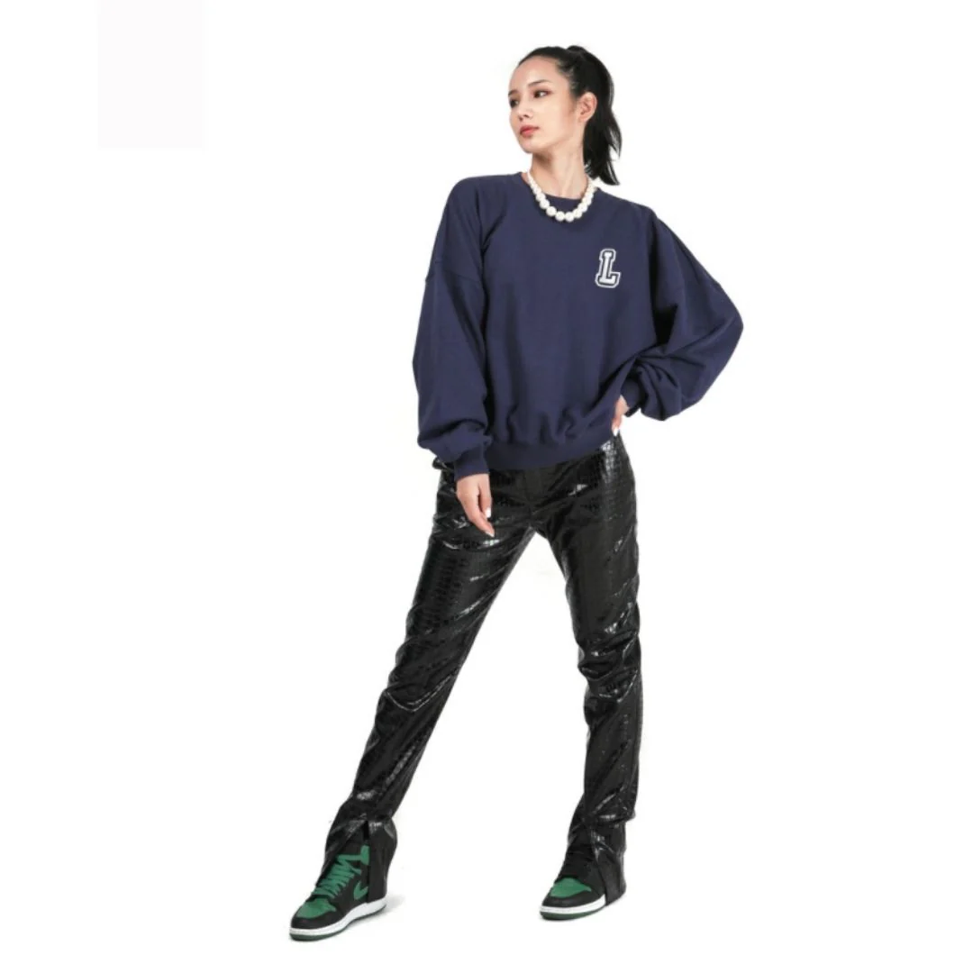 BTS JUNGKOOK PICK LAMODECHIEF SIMBOL L SWEATSHIRT (NAVY) - Image 6
