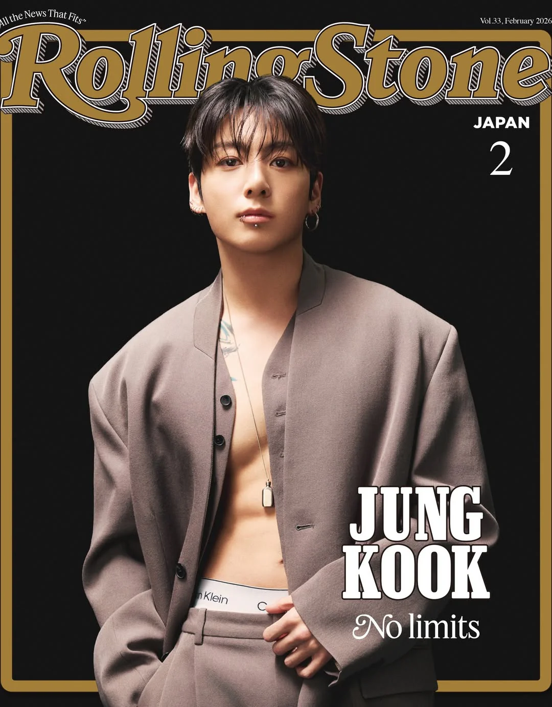 BTS JUNGKOOK - ROLLINGSTONE JAPAN FEBRUARY ISSUE COVER - Image 2