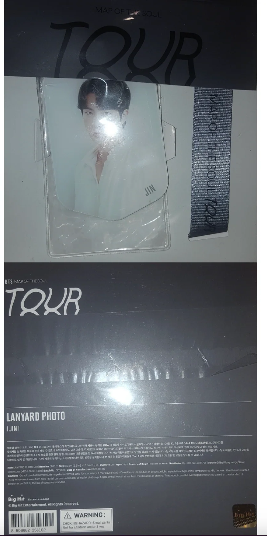 BTS MAP OF THE SOUL TOUR LANYARD PHOTO - Image 3