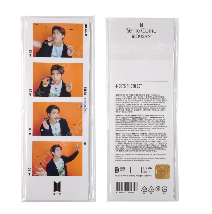 BTS Yet To Come In Busan Mini Instant 4-Cut Photo SET - Image 2