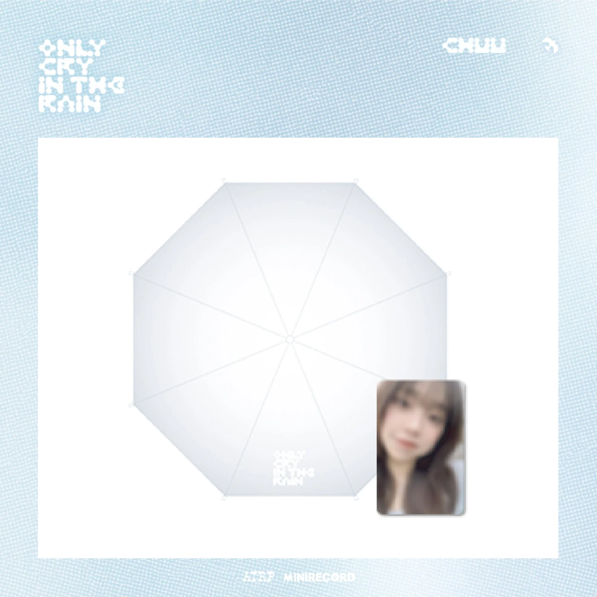 CHUU - ONLY CRY IN THE RAIN OFFICIAL MD UMBRELLA