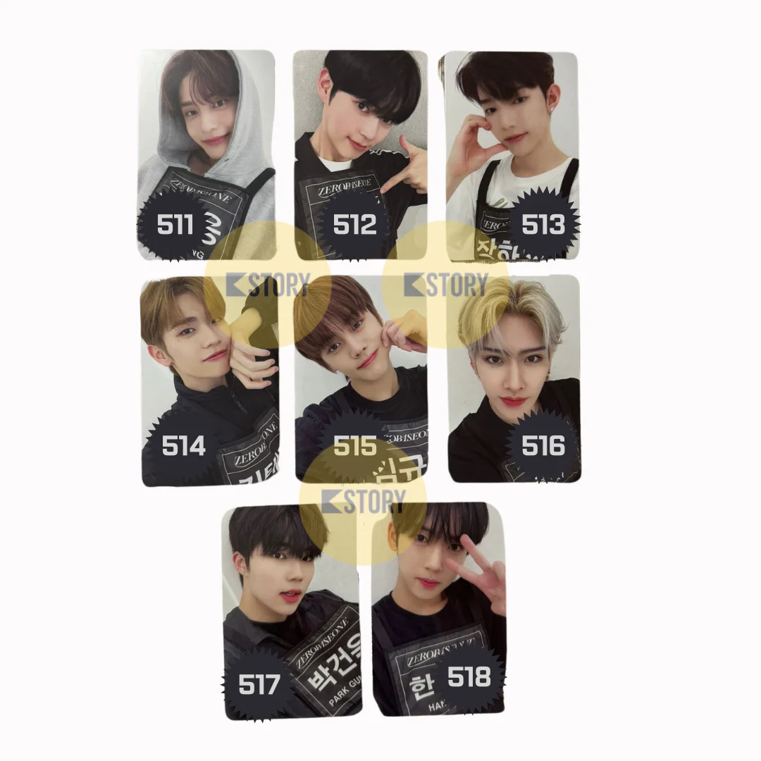 [Photocard 511-518] ZEROBASEONE - MELTING POINT 2ND MINI ALBUM MAKESTAR POB