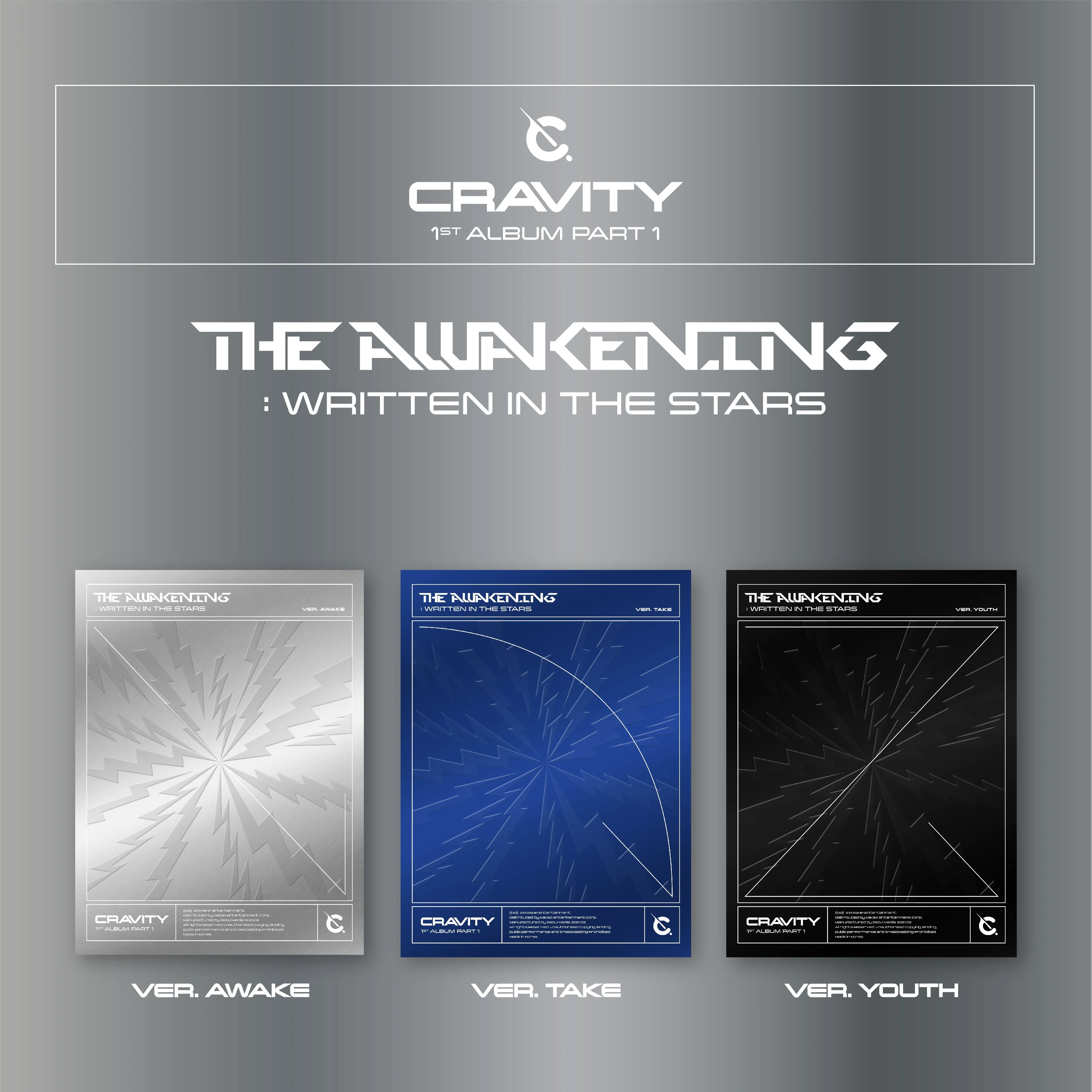 CRAVITY - 1ST FULL ALBUM PART.1 THE AWAKENING WRITTEN IN THE STARS