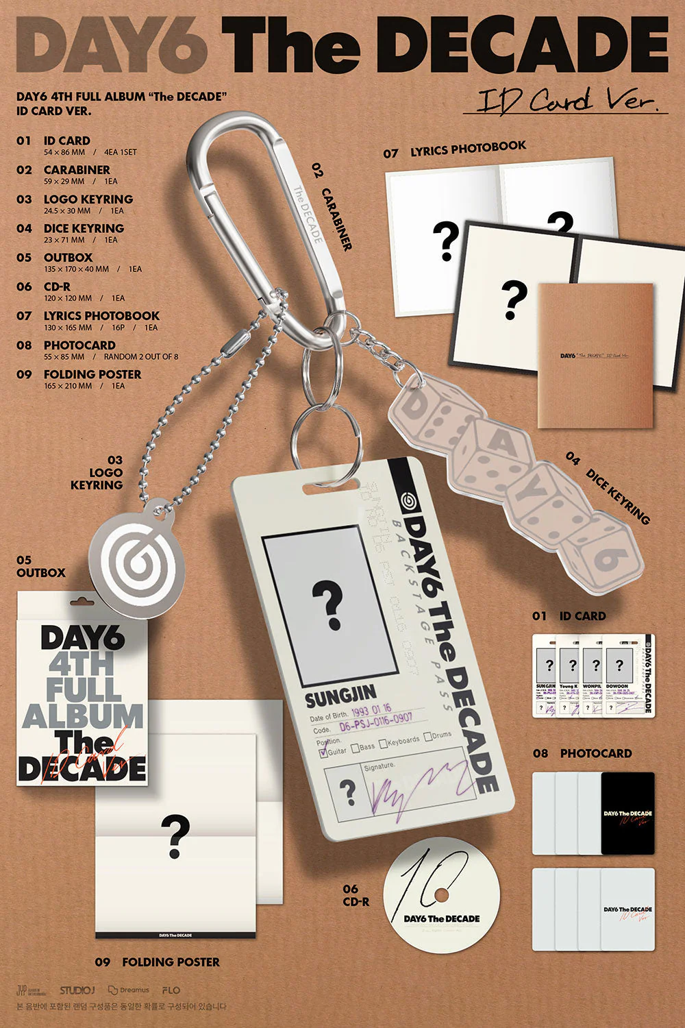 DAY6 - THE DECADE 4TH ALBUM MD (ID CARD) VER
