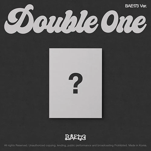 DOUBLE 0NE - XPERT 1ST MINI ALBUM BAE173 VER
