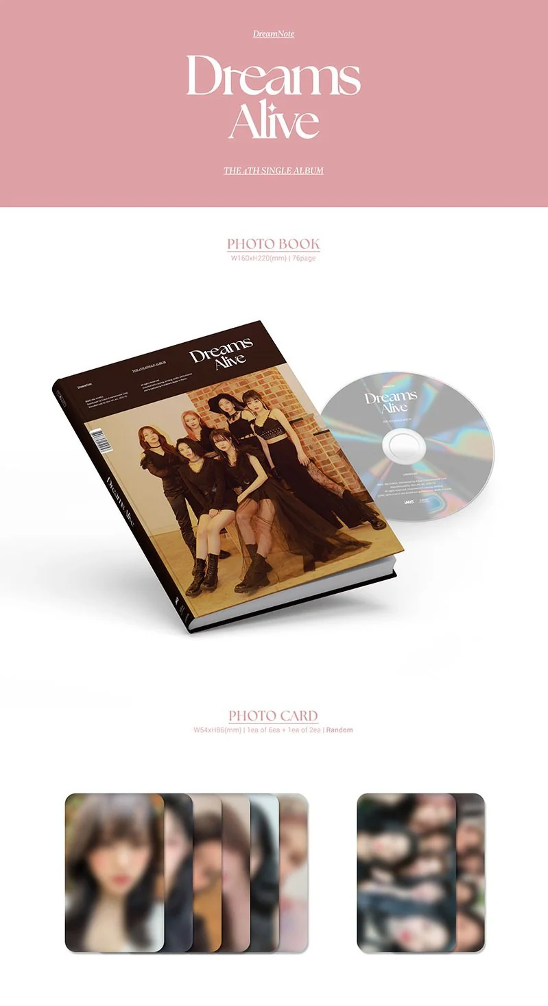 DREAMNOTE - 4TH SINGLE ALBUM DREAMS ALIVE - Image 2
