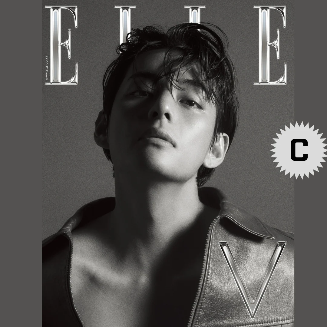 BTS V Cover ELLE 2023 APRIL ISSUE - Image 3