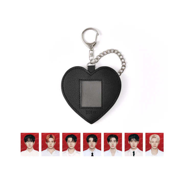 ENHYPEN - WALK THE LINE : FINAL WORLD TOUR OFFICIAL MD MINI PHOTO HOLDER LEATHER KEYRING