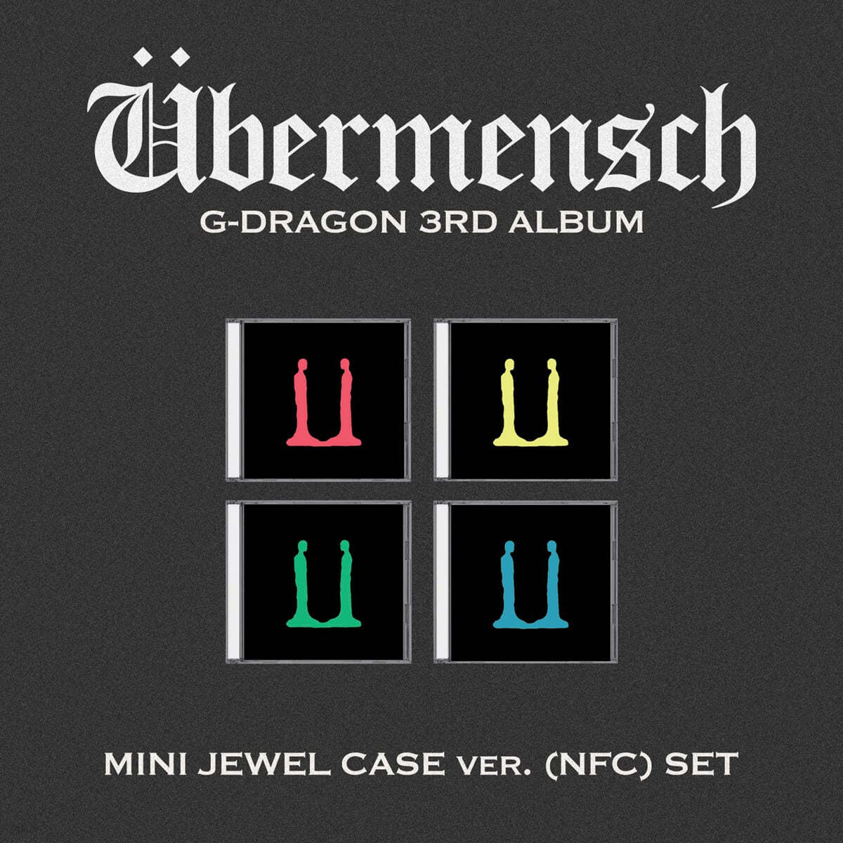G-DRAGON - UBERMENSCH 3RD ALBUM MINI JEWEL CASE VER(NFC)