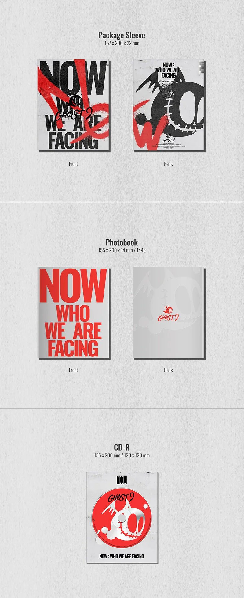 GHOST9 - 5TH MINI ALBUM NOW WHO WE ARE FACING - Image 3