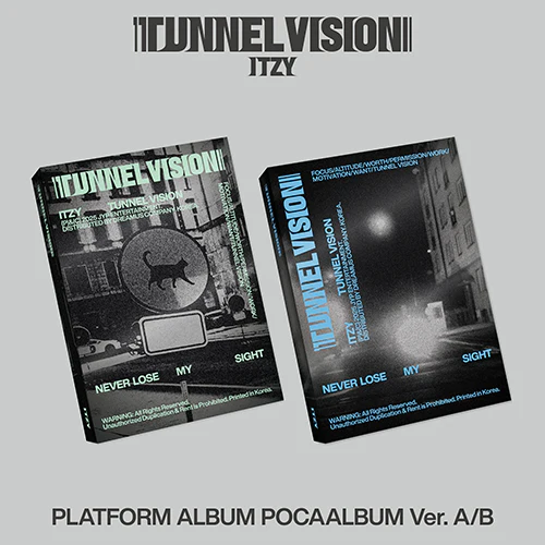 ITZY - TUNNEL VISION MINI ALBUM PLATFORM ALBUM POCAALBUM VER