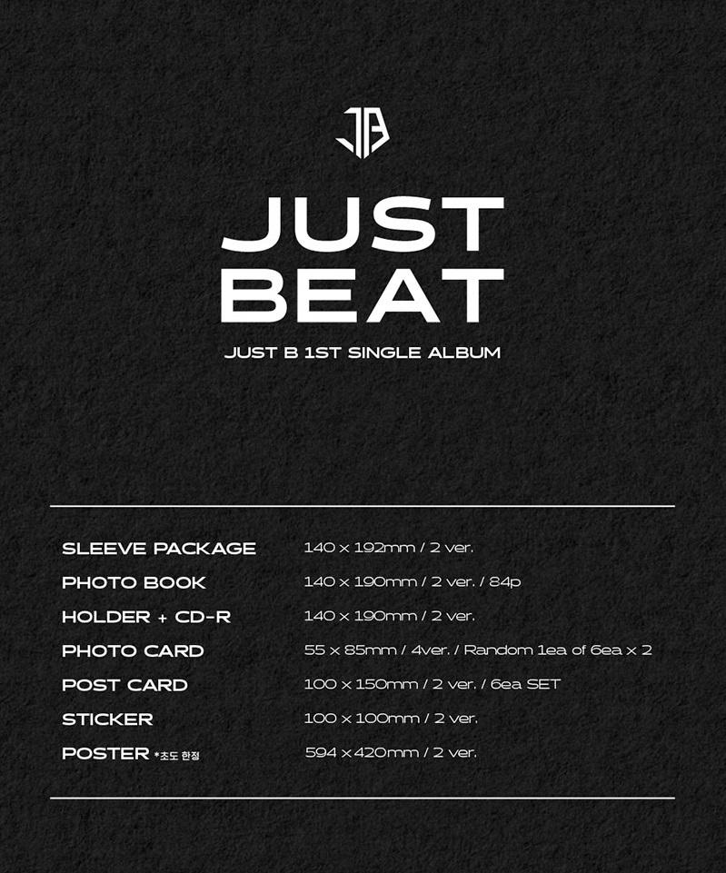 JUST B - 1ST SINGLE ALBUM JUST BEAT - Image 4