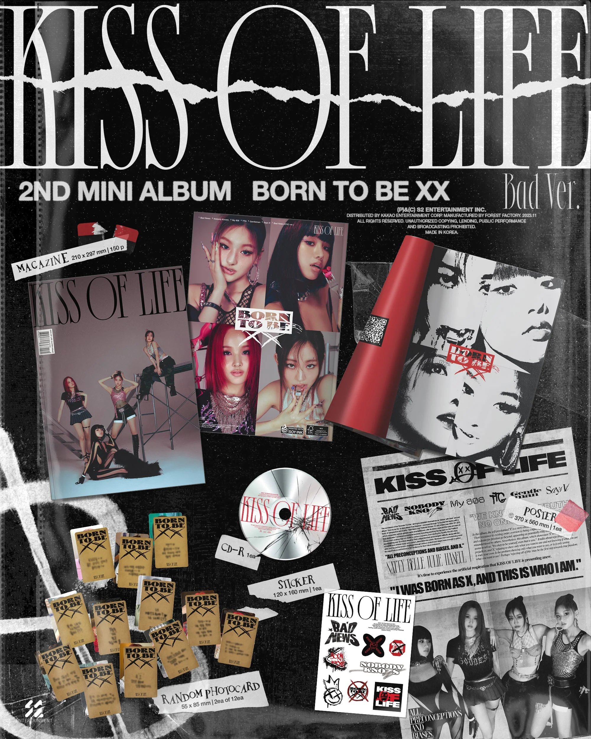 KISS OF LIFE - BORN TO BE XX 2ND MINI ALBUM - Image 2