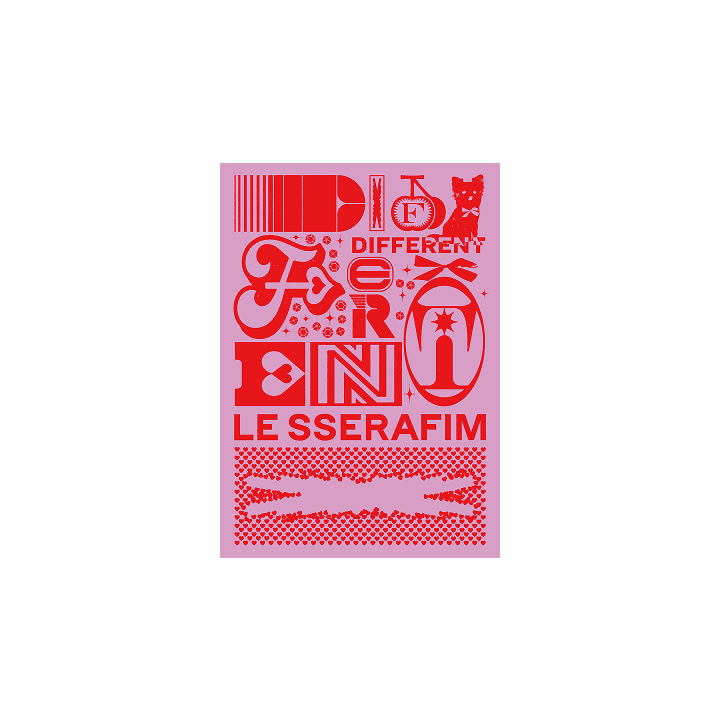 LE SSERAFIM - DIFFERENT JAPAN 4TH SINGLE ALBUM LIMITED EDITION B  (NOSTALGIC YLANG)