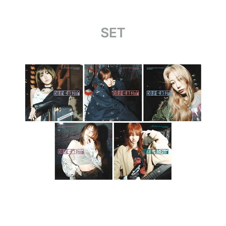 LE SSERAFIM - DIFFERENT JAPAN 4TH SINGLE ALBUM SOLO JACKET (OPTION) - Image 2