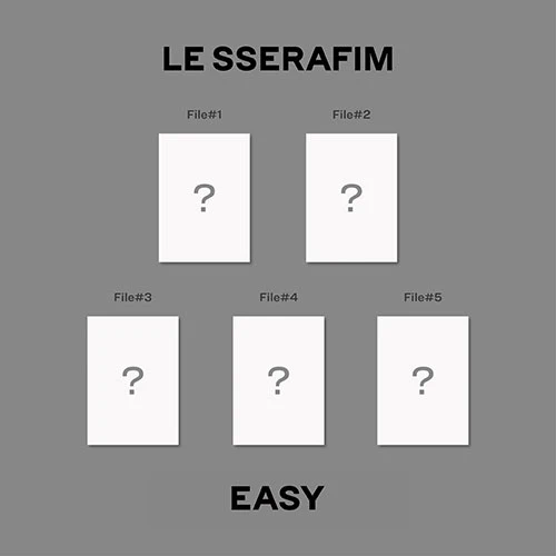 LE SSERAFIM - EASY 3RD MINI ALBUM COMPACT VER. - Image 2