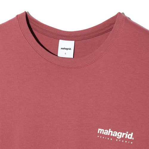 Mahagrid ORIGIN LOGO LS TEE DEEP PINK - Image 3