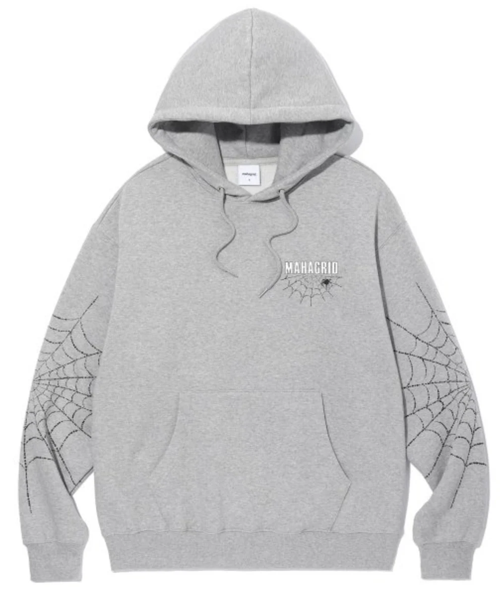 Mahagrid [Stray Kids] F/W COLLECTION SPIDER WEB HOODIE - Image 3