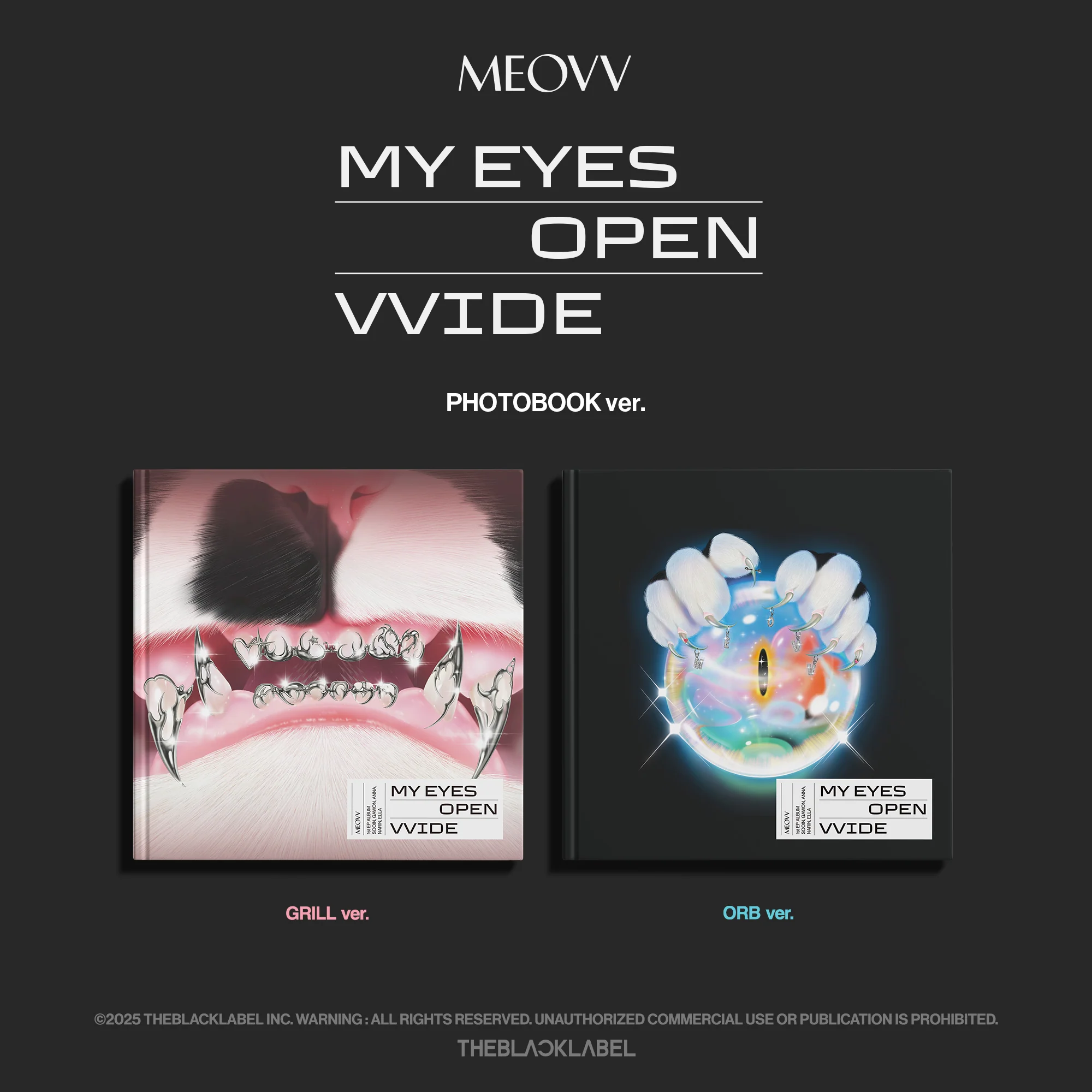 MEOVV - MY EYES OPEN VVIDE 1ST EP ALBUM PHOTOBOOK VER