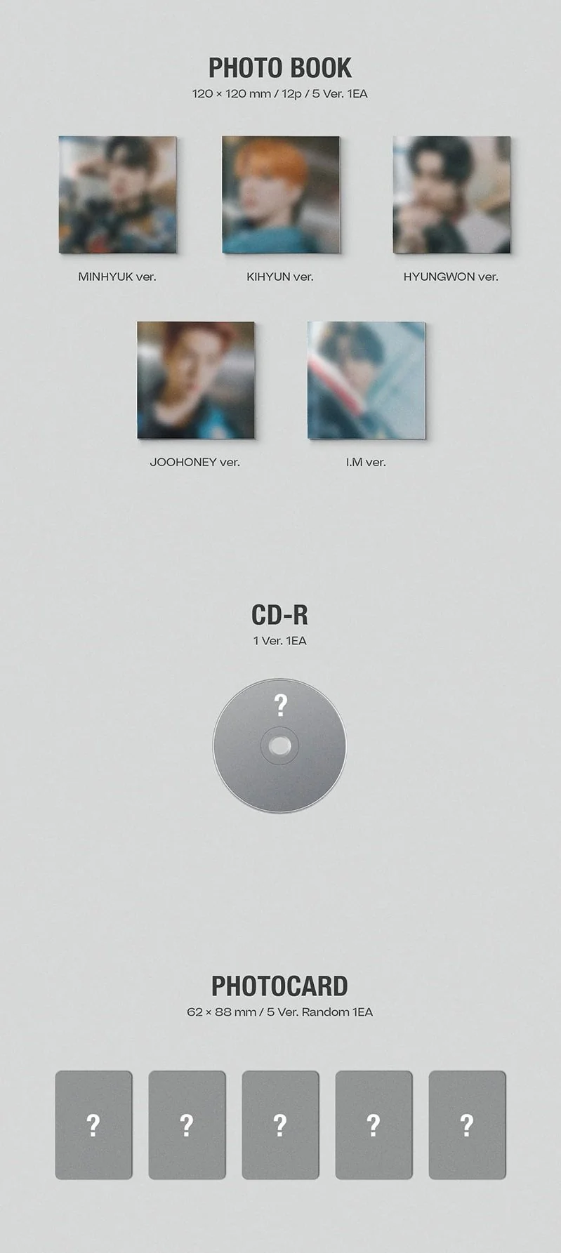 MONSTA X - 10TH MINI ALBUM NO LIMIT (JEWEL VER.) - Image 3