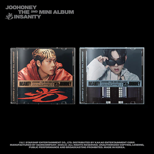 MONSTA X JOOHONEY - INSANITY 2ND MINI ALBUM JEWEL VER