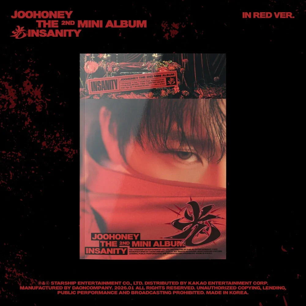 MONSTA X JOOHONEY - INSANITY 2ND MINI ALBUM STANDARD - Image 2