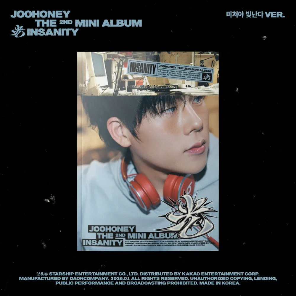 MONSTA X JOOHONEY - INSANITY 2ND MINI ALBUM STANDARD - Image 3