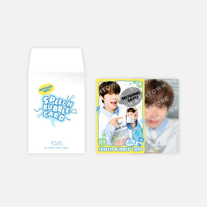 NCT DOYOUNG - YOURS 2025 ENCORE CONCERT OFFICIAL MD SPEECH BUBBLE CARD SET