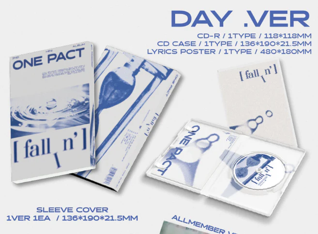 ONE PACT - FALLIN 2ND MINI ALBUM STANDARD - Image 2