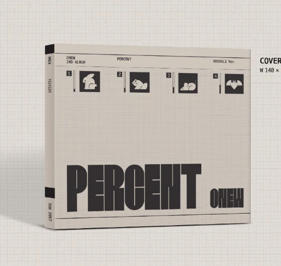 ONEW - PERCENT 2ND ALBUM DIGIPACK VER - Image 2