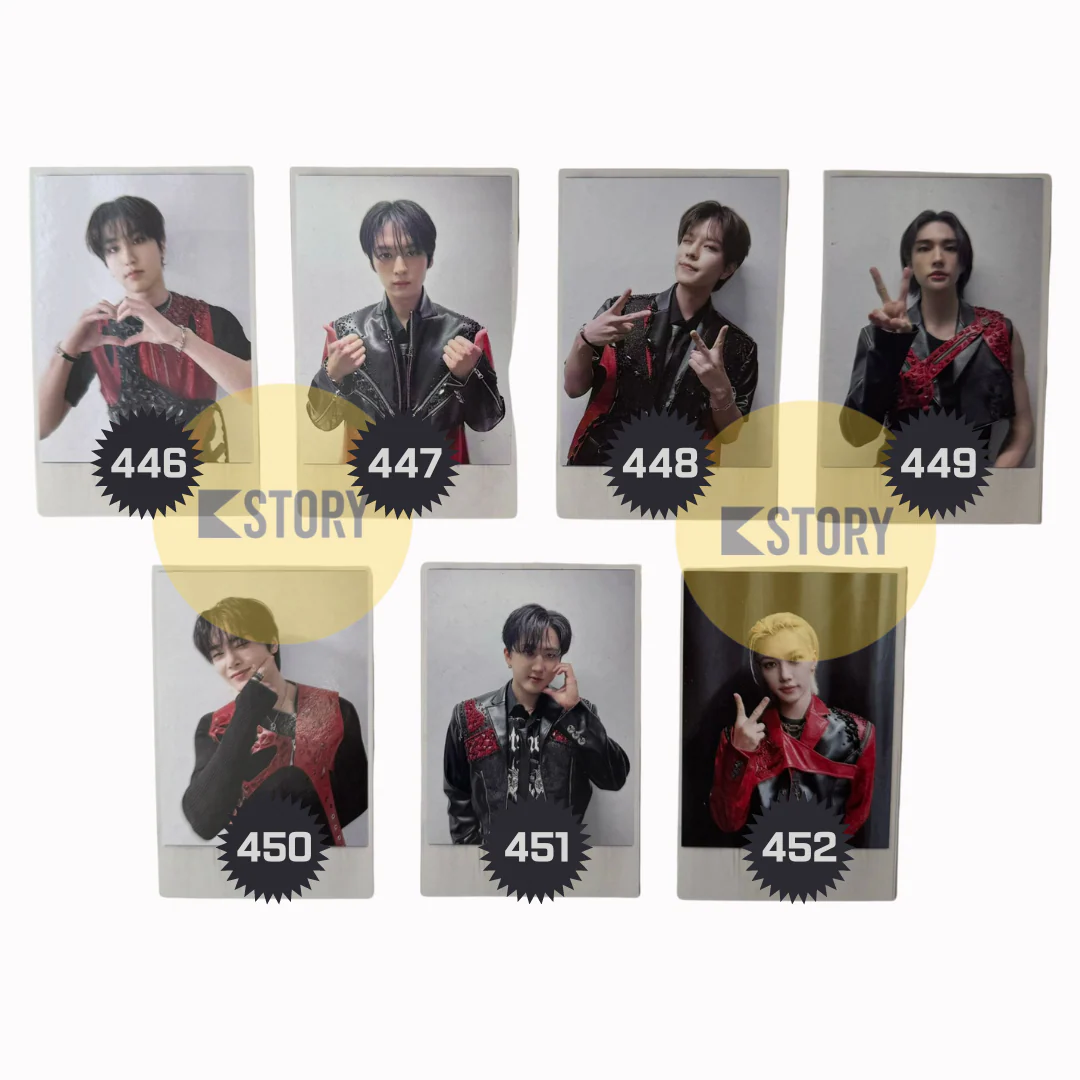 [Photocard 446-452] STRAY KIDS - ROCK STAR 8TH MINI ALBUM 樂 PLATFORM ALBUM NEMO VER. JYP POB + RANDOM FRAME