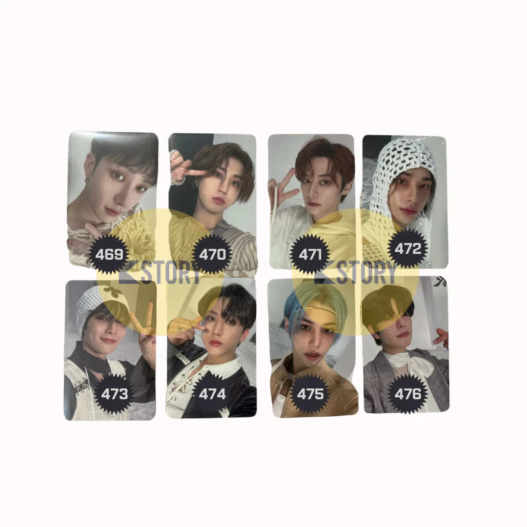 [Photocard 469-476] STRAY KIDS - STAR 8TH MINI ALBUM 樂 SOUNDWAVE POB & TRANSPARENT PHOTOCARD