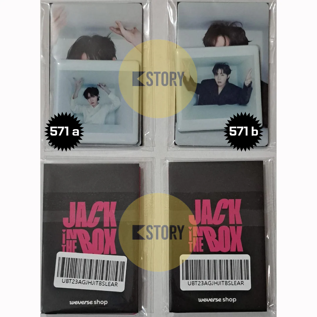 [Photocard 571-572] BTS J-HOPE - JACK IN THE BOX 1ST SINGLE ALBUM HOPE EDITION WEVERSE POB