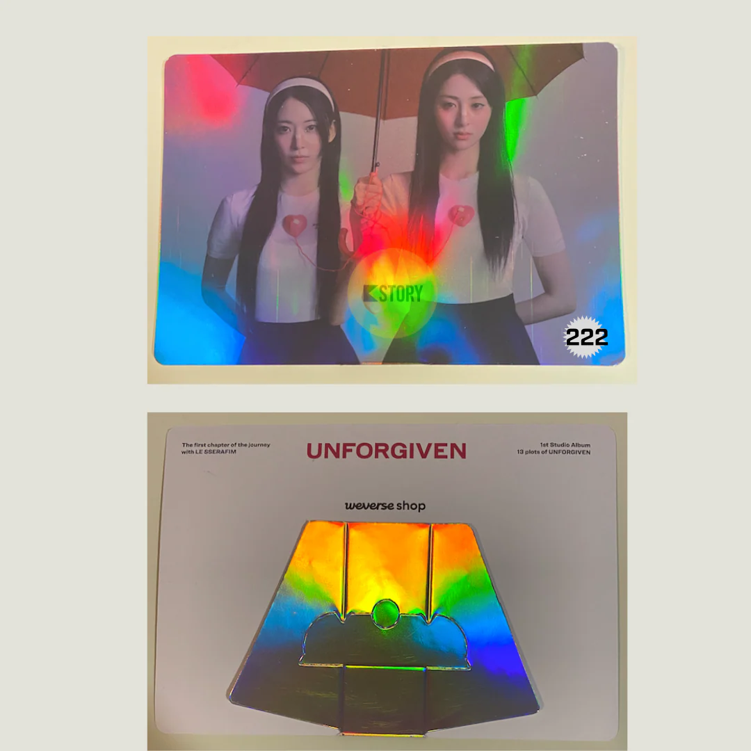 [Photocard 214-223] LE SSERAFIM - UNFORGIVEN (Weverse) - Image 3