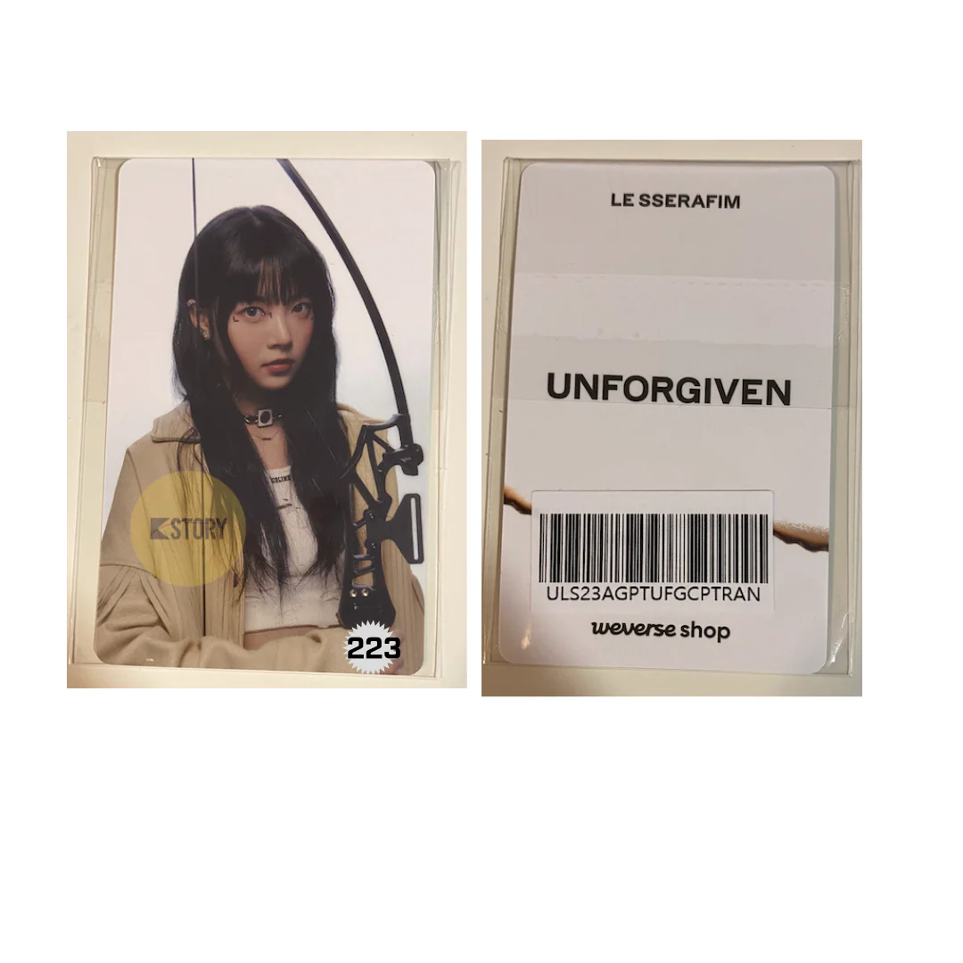 [Photocard 214-223] LE SSERAFIM - UNFORGIVEN (Weverse) - Image 4
