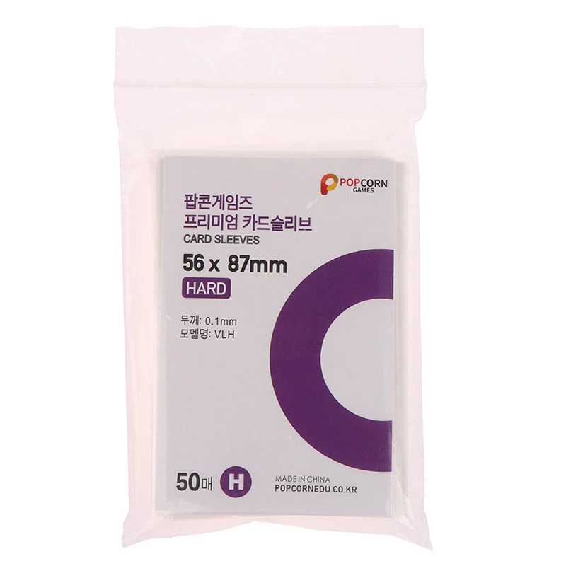 Popcorn Games Photo Card Sleeves (Hard) - 50pcs - Official Partner - Image 4