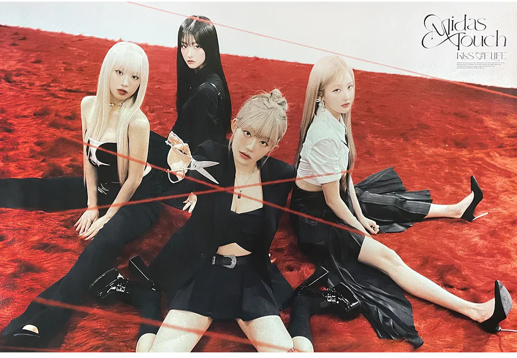 [POSTER 327-328] KISS OF LIFE - MIDAS TOUCH 1ST SINGLE ALBUM - Image 2