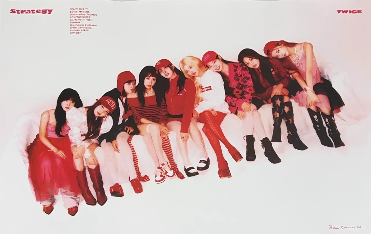 [POSTER 349-351] TWICE - STRATEGY 14TH MINI ALBUM STANDARD