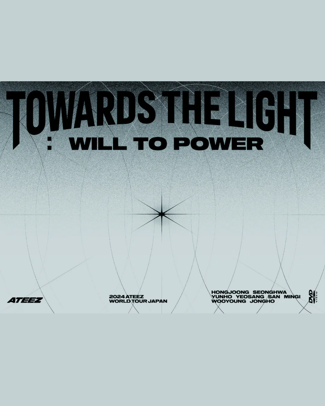 2024 ATEEZ WORLD TOUR [TOWARDS THE LIGHT : WILL TO POWER] IN JAPAN + TOWER RECORD  GIFT