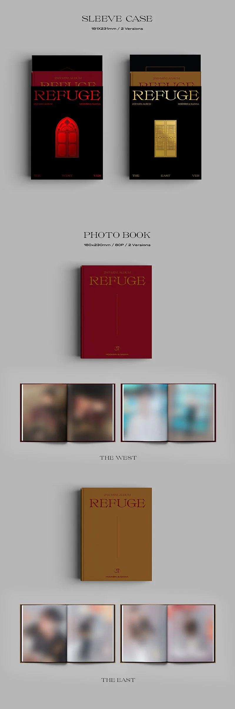 ASTRO MOONBIN & SANHA - 2ND MINI ALBUM REFUGE - Image 3