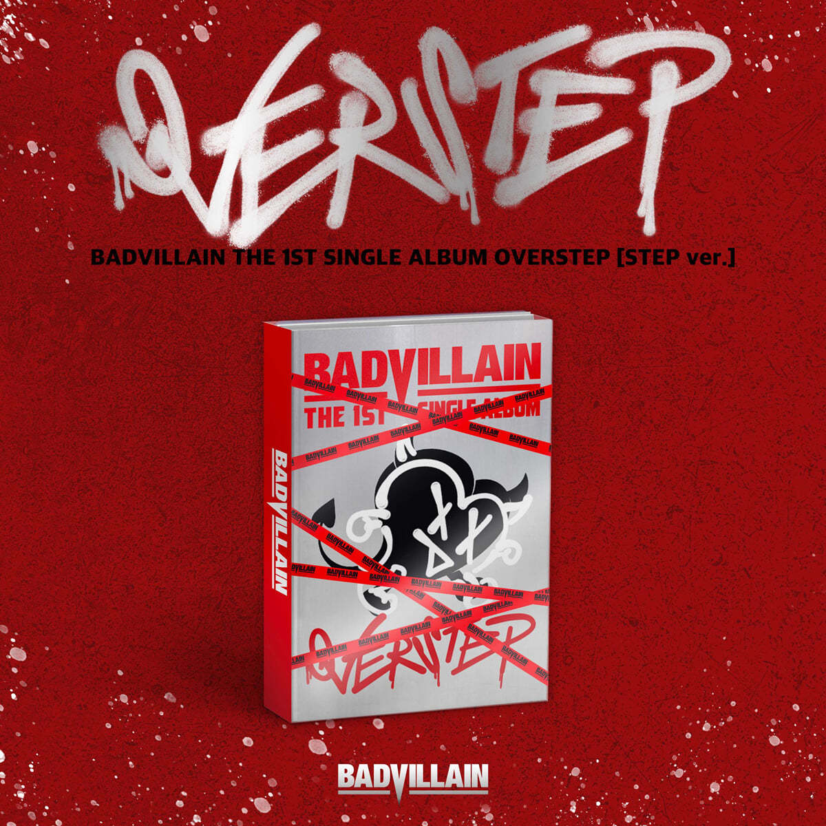 BADVILLAIN - 1st Single Album [OVERSTEP] - Image 3