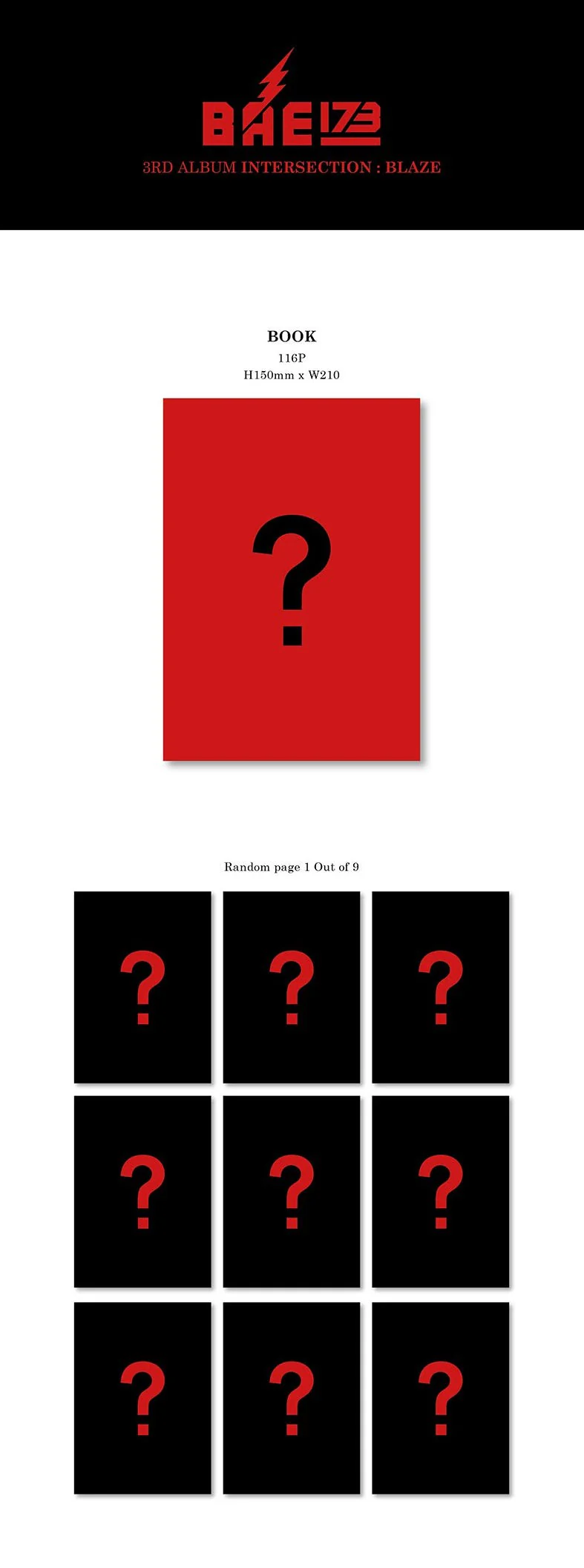 BAE173 - 3RD MINIALBUM INTERSECTION BLAZE - Image 2